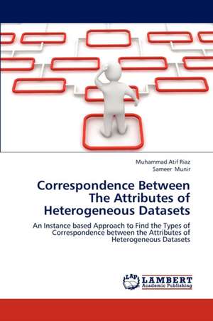 Correspondence Between The Attributes of Heterogeneous Datasets de Riaz Muhammad Atif