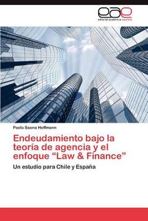 Endeudamiento Bajo La Teoria de Agencia y El Enfoque Law & Finance