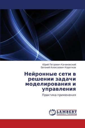 Neyronnye seti v reshenii zadachi modelirovaniya i upravleniya de Kachanovskiy Yuriy Petrovich