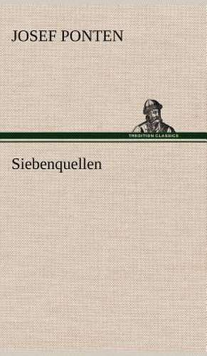 Siebenquellen de Josef Ponten