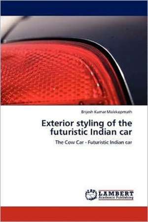 Exterior styling of the futuristic Indian car de Brijesh Kumar Malekopmath