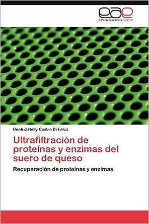 Ultrafiltracion de Proteinas y Enzimas del Suero de Queso: Palmstrom, Palma Kunkel, Gingganz de Beatriz Nelly Castro Di Falco