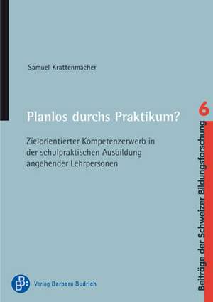 Planlos durchs Praktikum? de Samuel Krattenmacher