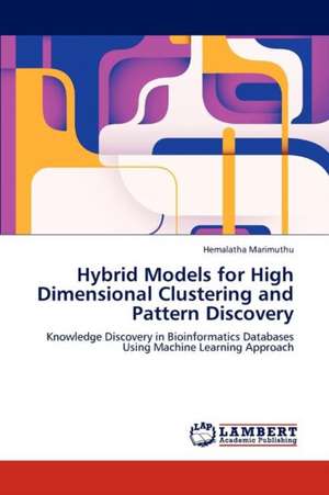 Hybrid Models for High Dimensional Clustering and Pattern Discovery de Hemalatha Marimuthu