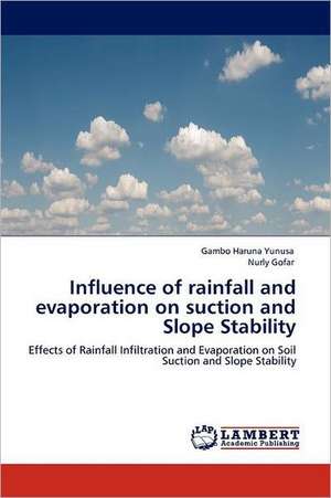 Influence of rainfall and evaporation on suction and Slope Stability de Gambo Haruna Yunusa