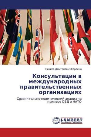 Konsul'tatsii v mezhdunarodnykh pravitel'stvennykh organizatsiyakh de Sorokin Nikita Dmitrievich