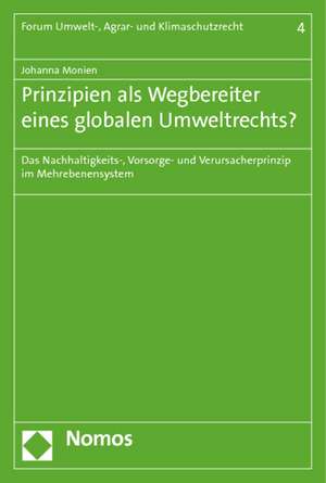 Prinzipien als Wegbereiter eines globalen Umweltrechts? de Johanna Monien