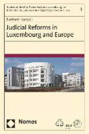 Judicial Reforms in Luxembourg and Europe de Burkhard Hess