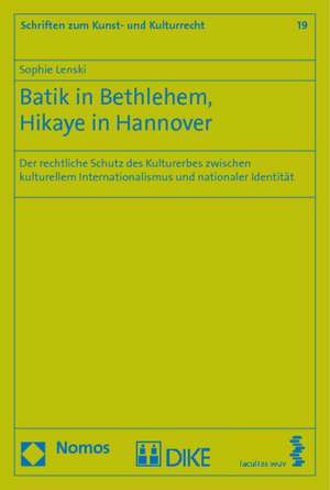 Batik in Bethlehem, Hikaye in Hannover de Sophie Lenski