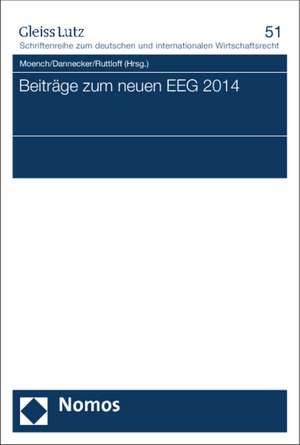 Beitrage Zum Neuen Eeg 2014: Theorien Des Judischen Staates de Christoph Moench