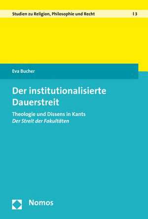 Der institutionalisierte Dauerstreit de Eva Bucher