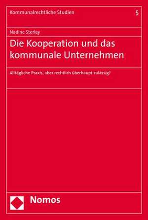 Die Kooperation und das kommunale Unternehmen de Nadine Sterley