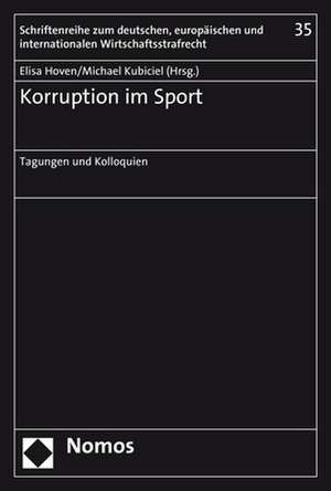 Korruption im Sport de Elisa Hoven