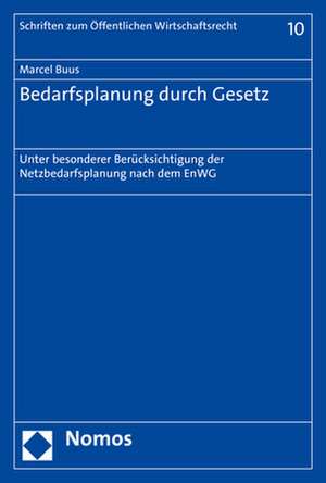 Bedarfsplanung durch Gesetz de Marcel Buus
