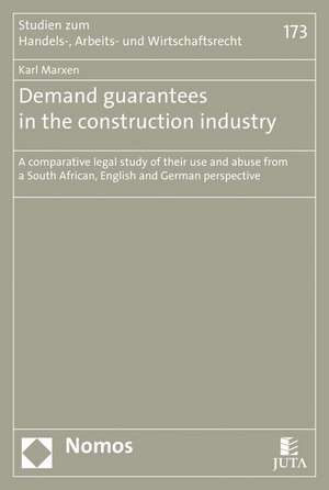 Demand guarantees in the construction industry de Karl Marxen