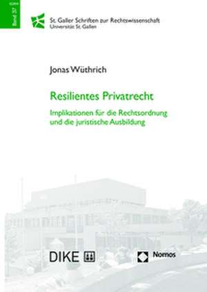 Resilientes Privatrecht de Jonas Wüthrich
