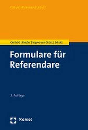 Formulare für Referendare de Sönke Gerhold