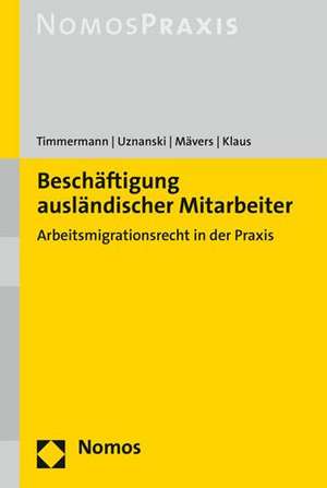 Beschäftigung ausländischer Mitarbeiter de Petra Timmermann