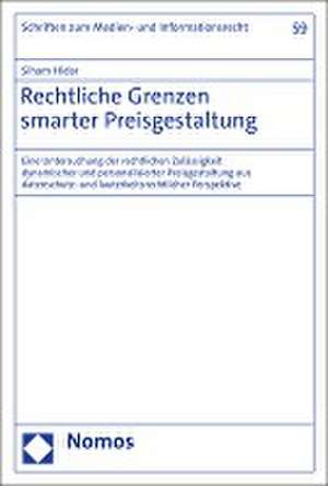 Rechtliche Grenzen smarter Preisgestaltung de Siham Hidar