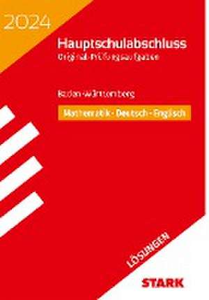 STARK Lös.Org-Prüf. Mathe/Deutsch/Engl. 9.Kl. BW HSA 2024