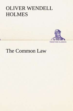 The Common Law de Oliver Wendell Holmes