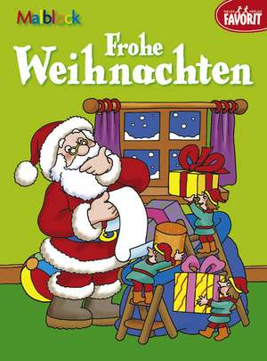 Frohe Weihnachten - Malbuch