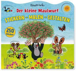 Der kleine Maulwurf: Malen Stickern Gestalten de Zdenek Miler