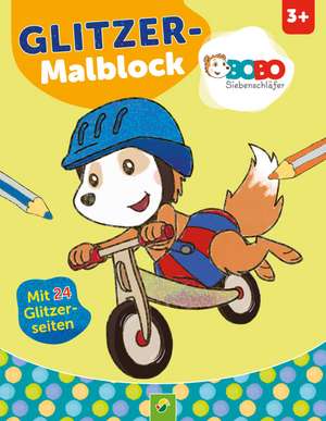 Bobo Siebenschläfer Glitzer-Malblock de Schwager & Steinlein Verlag