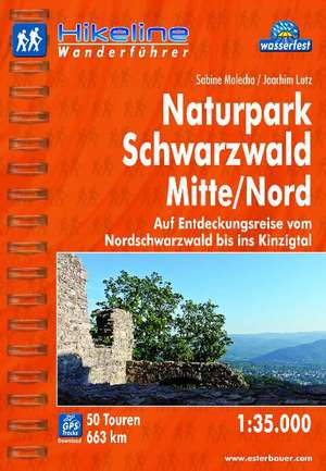 Hikeline Wanderführer Naturpark Schwarzwald Mitte 1 : 50 000 de Sabine Malecha