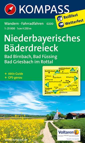 Niederbayerisches Bäderdreieck 1 : 25 000