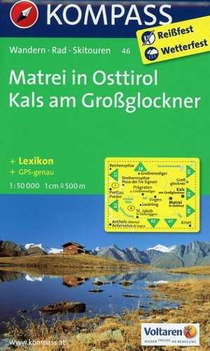 Matrei in Osttirol - Kals am Großglockner 1 : 50 000 de Kompass-Karten Gmbh