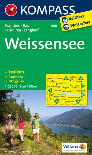 Weißensee 1 : 25 000