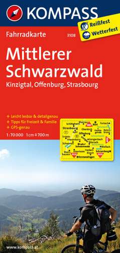 Mittlerer Schwarzwald, Kinzigtal, Offenburg, Strasbourg