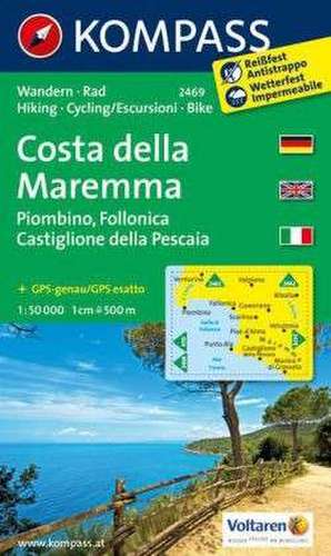 Costa della Maremma - 1 : 50 000 de KOMPASS-Karten GmbH