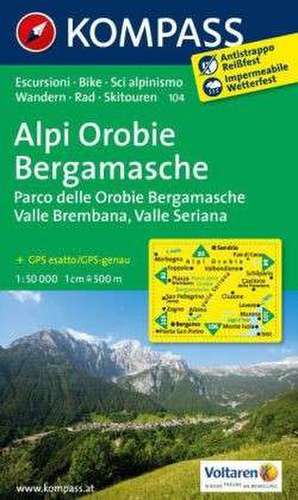 Alpi Orobie Bergamasche 1 : 50 000