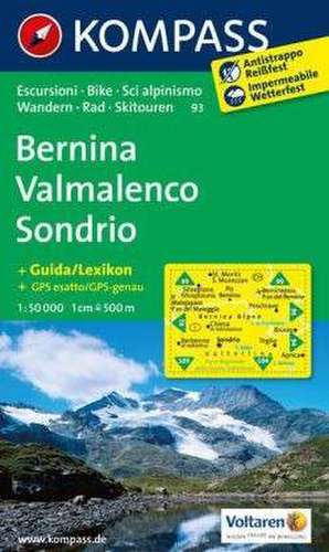 Bernina - Valmalenco - Sondrio 1 : 50 000