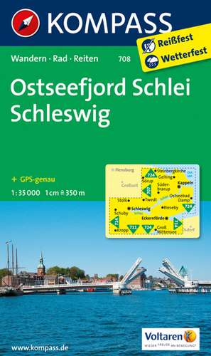 Ostseefjord Schlei, Schleswig de Kompass-Karten Gmbh