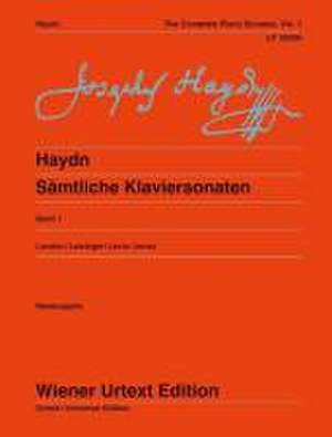 Haydn, J: Sämtliche Klaviersonaten 1 de JOSEPH HAYDN