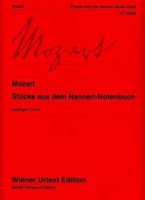 Stücke aus dem Nannerl-Notenbuch de Wolfgang Amadeus Mozart