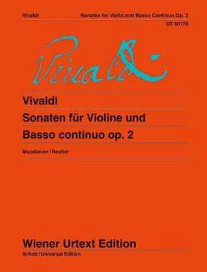 Sonaten für Violine und Basso continuo de Antonio Vivaldi