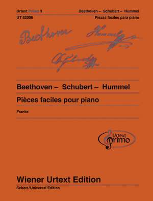 Beethoven - Schubert - Hummel de Franz Schubert