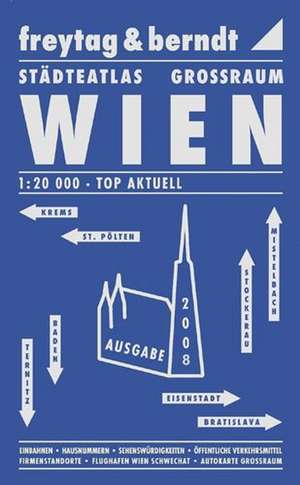 Wien Großraum Städteatlas