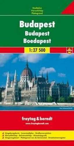 Budapest Stadtplan 1 : 27 500