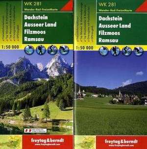 Dachstein, Ausseerland, Filzmoos, Ramsau 1 : 50 000. WK 281 de Freytag-Berndt und Artaria KG