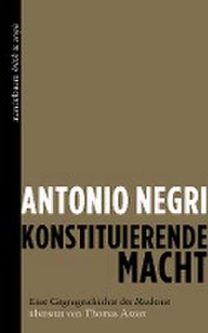 Konstituierende Macht de Antonio Negri