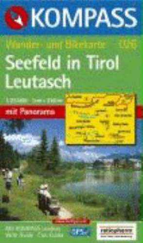 Seefeld in Tirol, Leutasch 1 : 25 000 de Kompass-Karten Gmbh