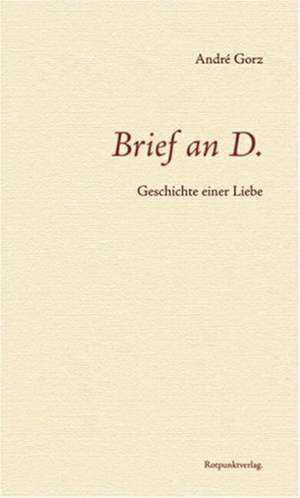 Brief an D. de André Gorz