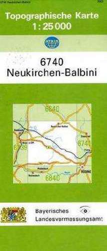 Neukirchen-Balbini 1 : 25 000