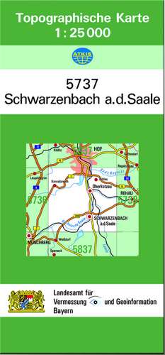 Schwarzenbach an der Saale 1 : 25 000