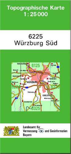 Würzburg Süd 1 : 25 000